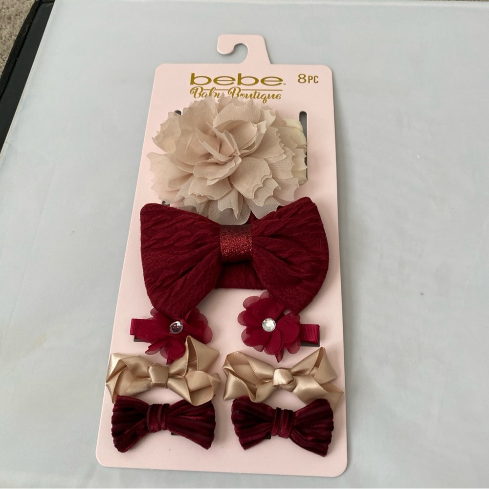 Bebe 8 piece baby boutique bows
